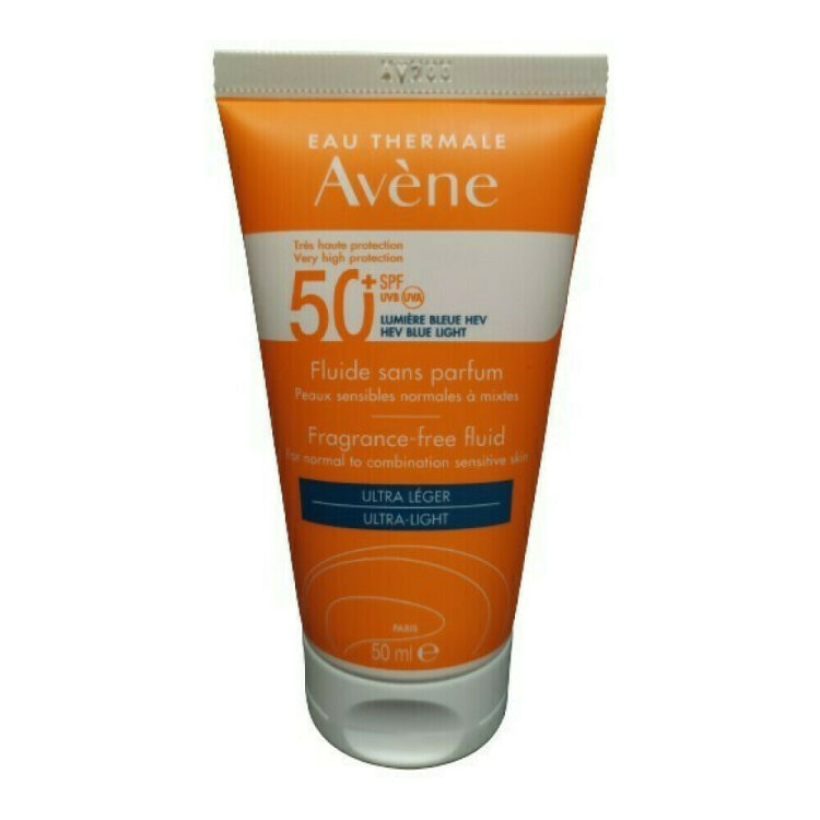 Avene Fluide Solaire Sans Parfum Αντηλιακή Κρέμα Προσώπου SPF50 50ml