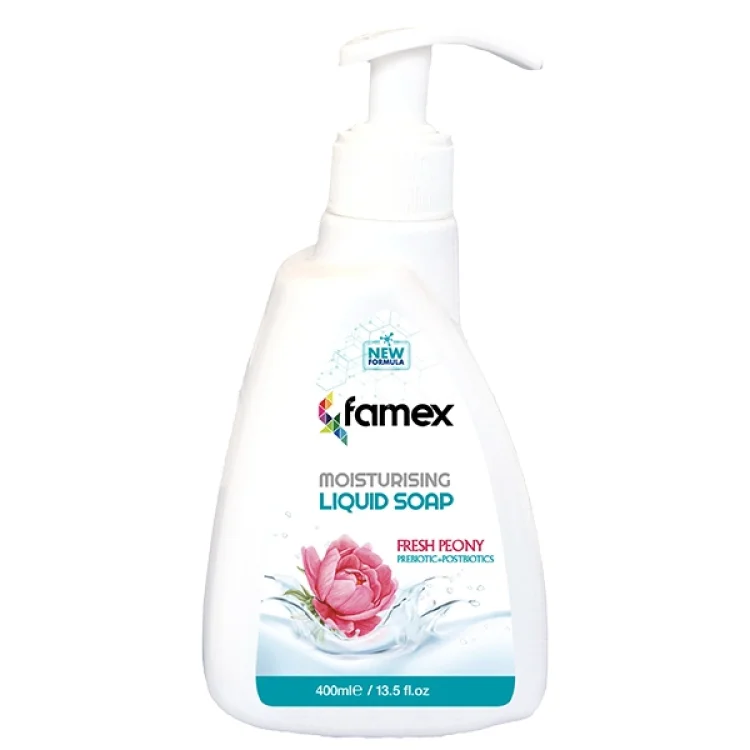 Famex Fresh Peony Moisturising Liquid Soap 400ml