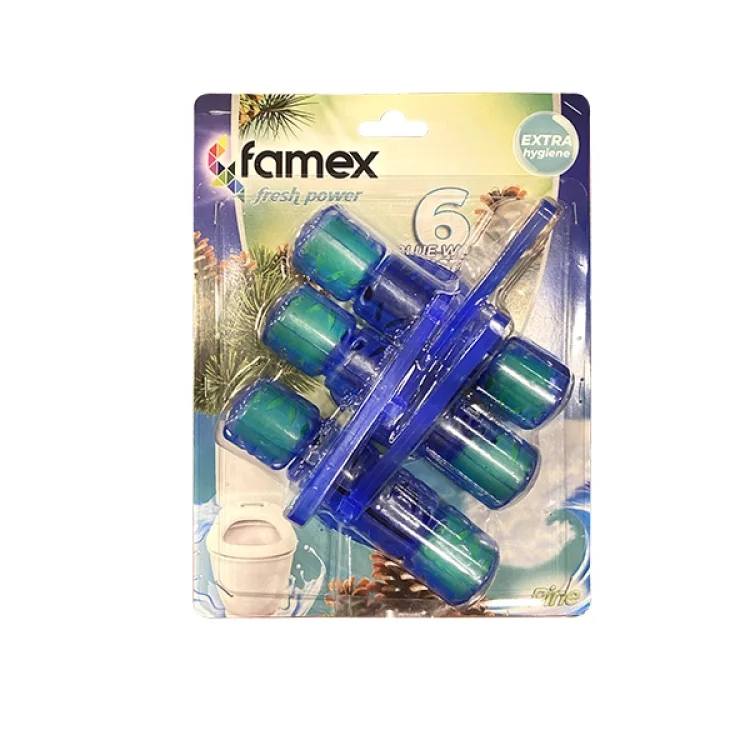 Famex Block Λεκάνης 3 Τμχ. με Άρωμα Πεύκο