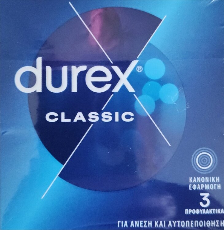 Durex Προφυλακτικά Classic 3τμχ New