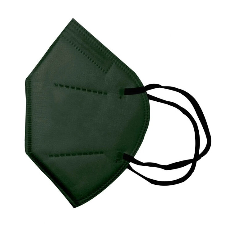 Bekiz Μάσκα Προστασίας FFP2 Σκούρο Πράσινο/Dark Green 10τμχ