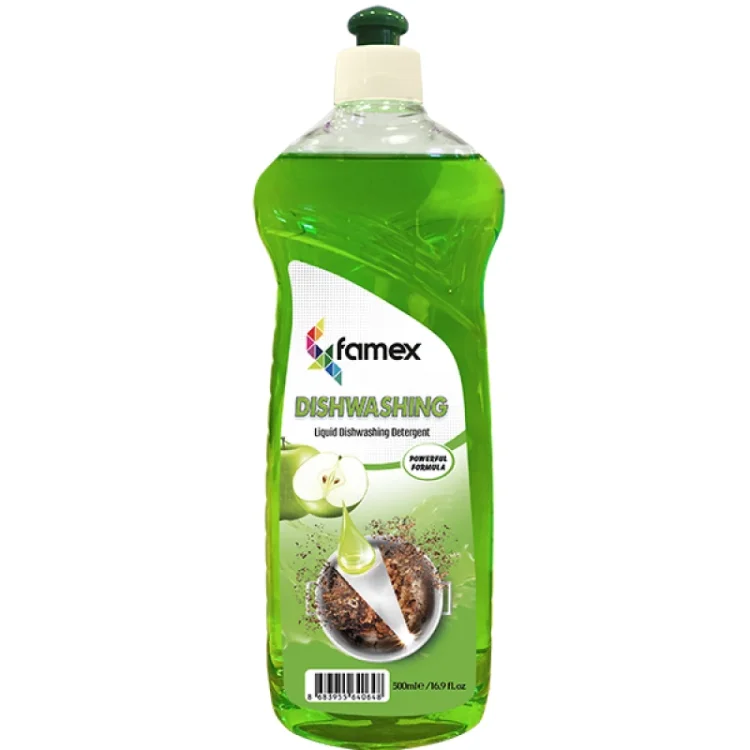 Famex Υγρό Πιάτων με Άρωμα Πράσινο Μηλο 500ml
