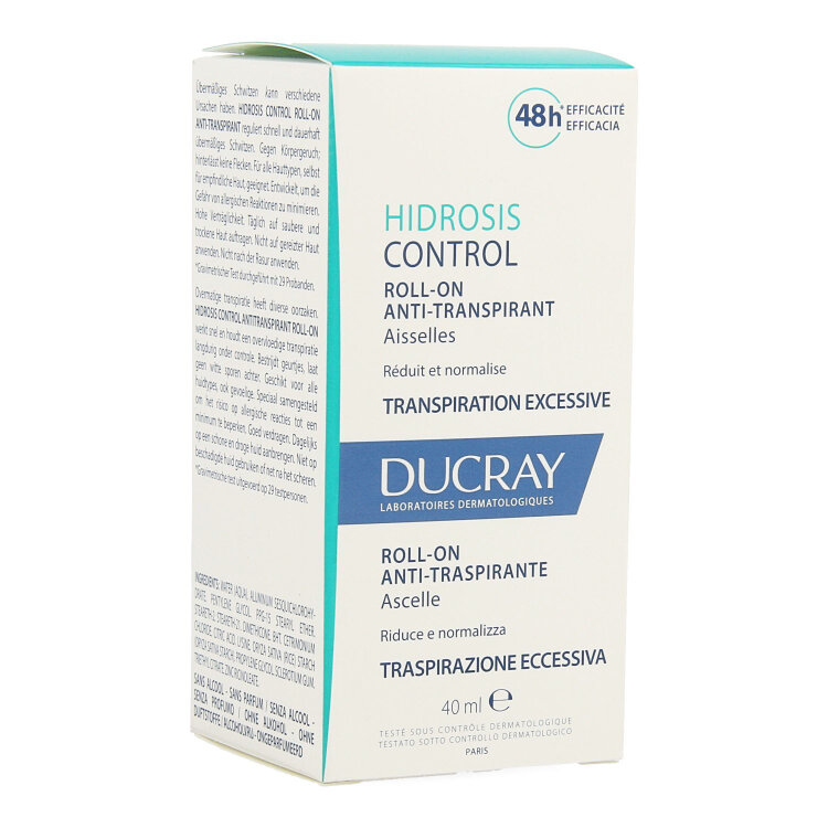 Ducray Hidrosis Control Roll-on Αποσμητικό Κατά της Υπεριδρωσίας 40ml