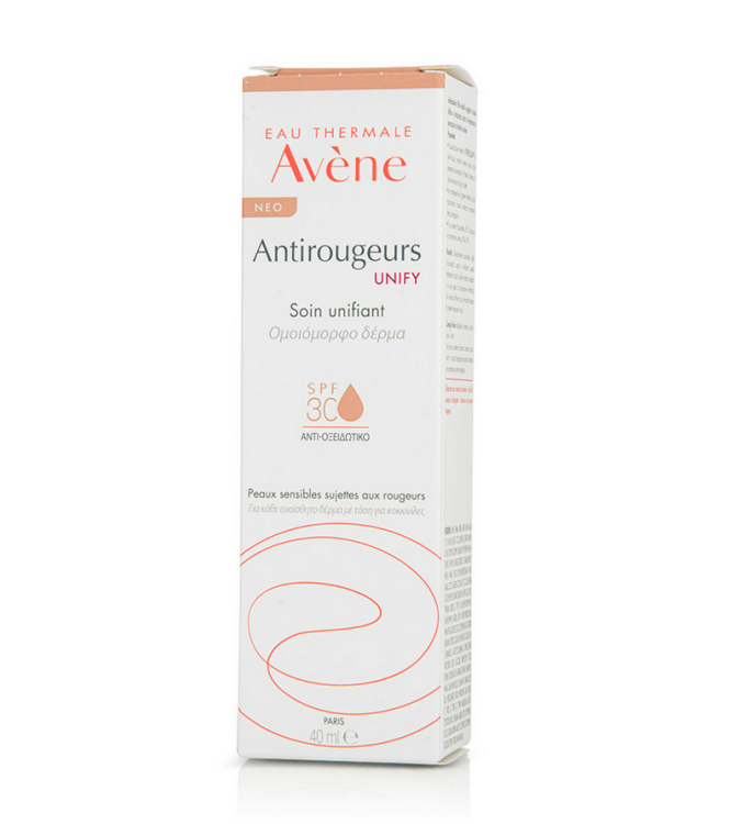 Avene Antirougeurs Unifying Care SPF30 Make Up για Δέρμα με Τάση για Κοκκινίλες 40ml