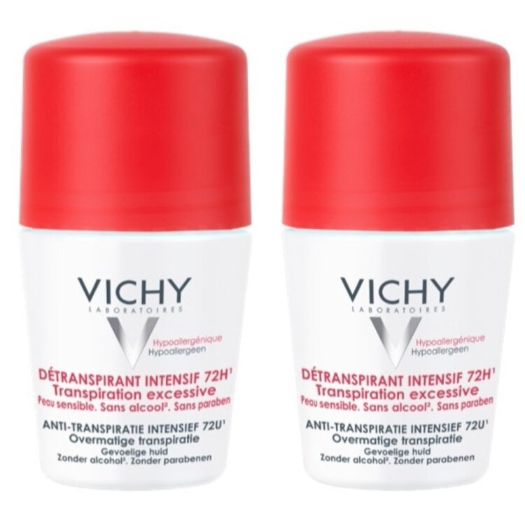 Vichy Promo Deodorant Stress Resist 72ώρες Roll-On Έντονη Εφίδρωση 50ml, Το 2ο στη Μισή Τιμή