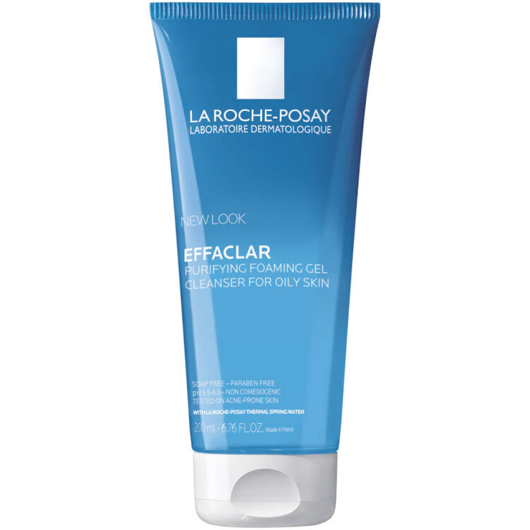 La Roche Posay Effaclar Gel, Ζελ Καθαρισμού για Λιπαρό Ευαίσθητο Δέρμα, Απομακρύνει το Σμήγμα 200ml
