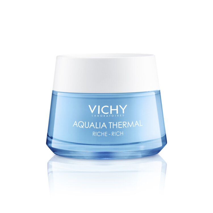 Vichy Aqualia Thermal Rich Rehydrating Cream Πλούσια Κρέμα 48h Eνυδάτωσης για Ξηρή/Πολύ Ξηρή επιδερμίδα 50ml