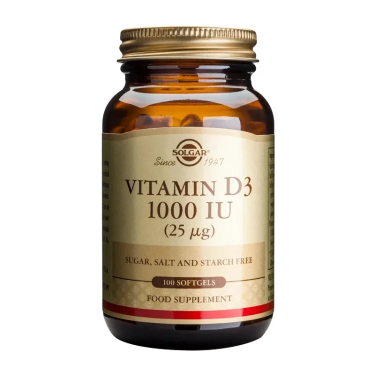 Solgar Vitamin D3 1000IU 100softgels