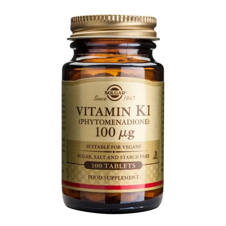 Solgar Vitamin K1 100μg 100tabs