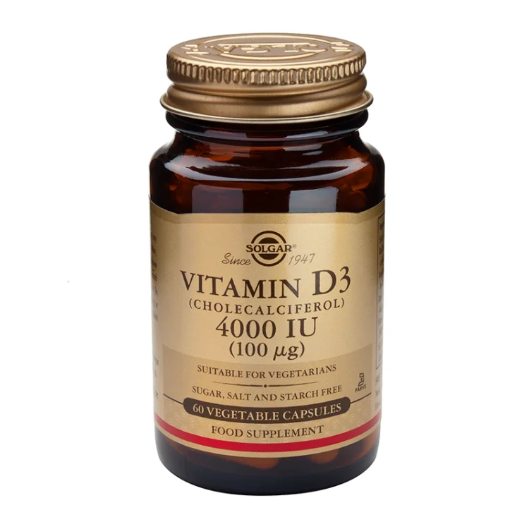 Solgar Vitamin D3 4000IU 60veg.caps
