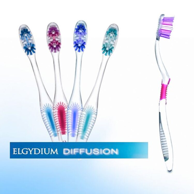 Elgydium Diffusion Medium Οδοντόβουρτσα Μέτρια, 1 τεμάχιο