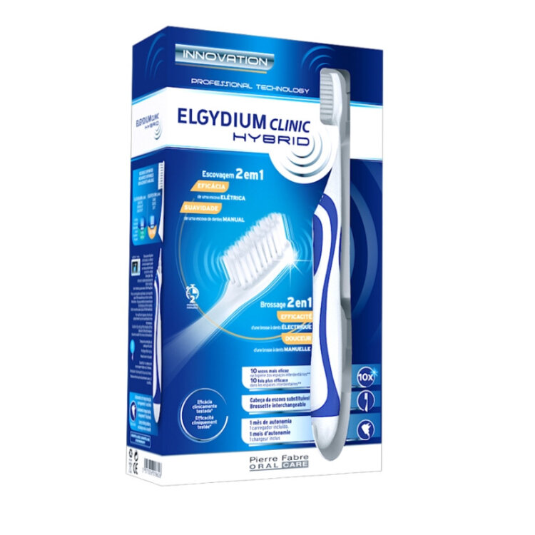 Elgydium Clinic Hybrid Υβριδική Οδοντόβουρτσα για Άτομα με Ευαίσθητα Ούλα.