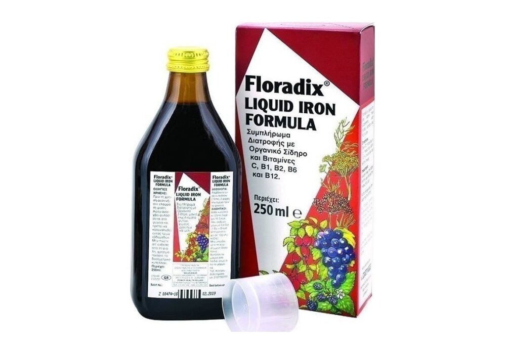 Power Health Floradix Συμπλήρωμα Διατροφής Για Την 'Ελλειψη Σιδήρου 250ml