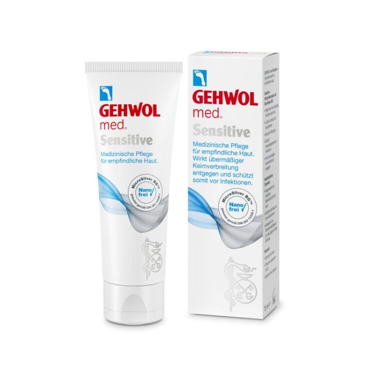 Gehwol Med Sensitive, Κρέμα Ειδικής Φροντίδας για το Ευαίσθητο Δέρμα των Ποδιών 75ml