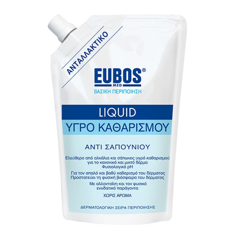 Eubos Liquid Washing Emulsion Blue, Refill Ανταλλακτικό 400ml