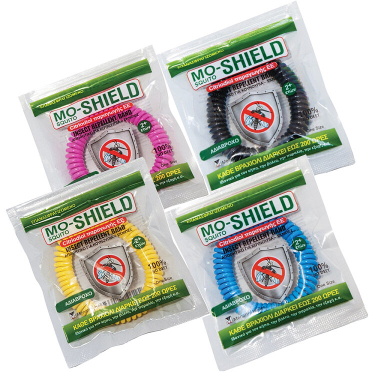 Mo-Shield Αντικουνουπικό Βραχιόλι Σιλικόνης 1 τεμάχιο