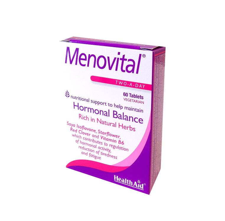 Health Aid Menovital Hormonal Balance Συμπλήρωμα για την Εμμηνόπαυση 60Tabs