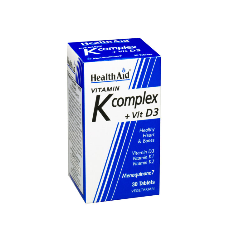 Health Aid Vitamin K Complex & Vitamin D3 30 Κάψουλες