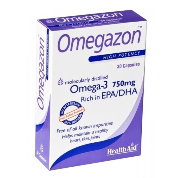 Health Aid Omegazon 750mg 60 κάψουλες