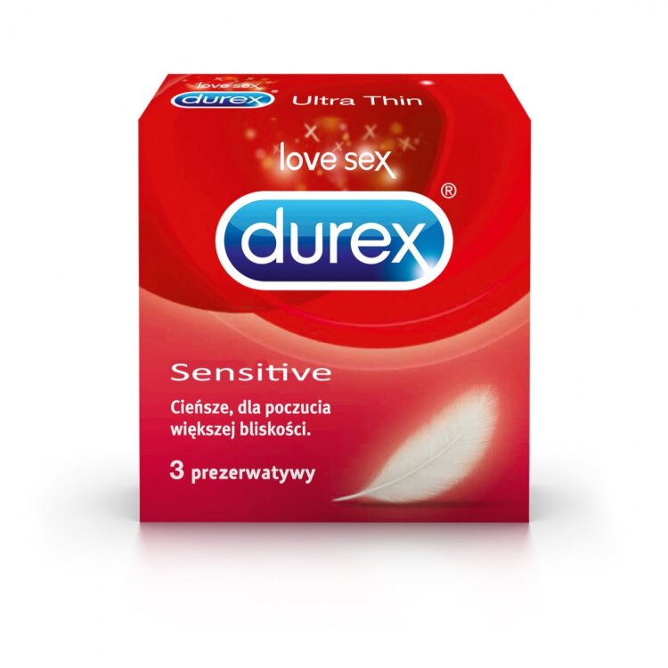 Durex Sensitive Προφυλακτικά 3τμχ