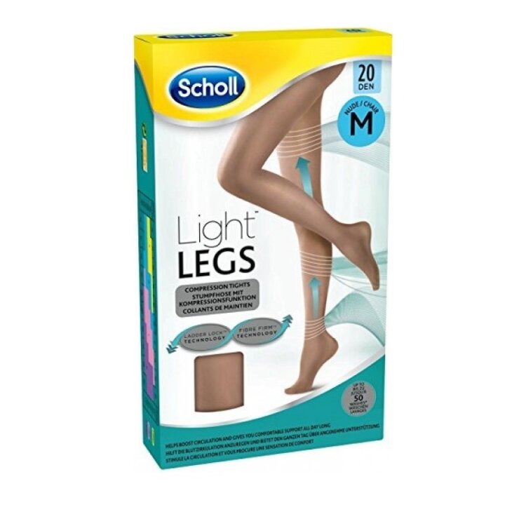 Scholl Light Legs Καλσόν Διαβαθμισμένης Συμπίεσης 20Den Μπεζ Χρώμα Medium