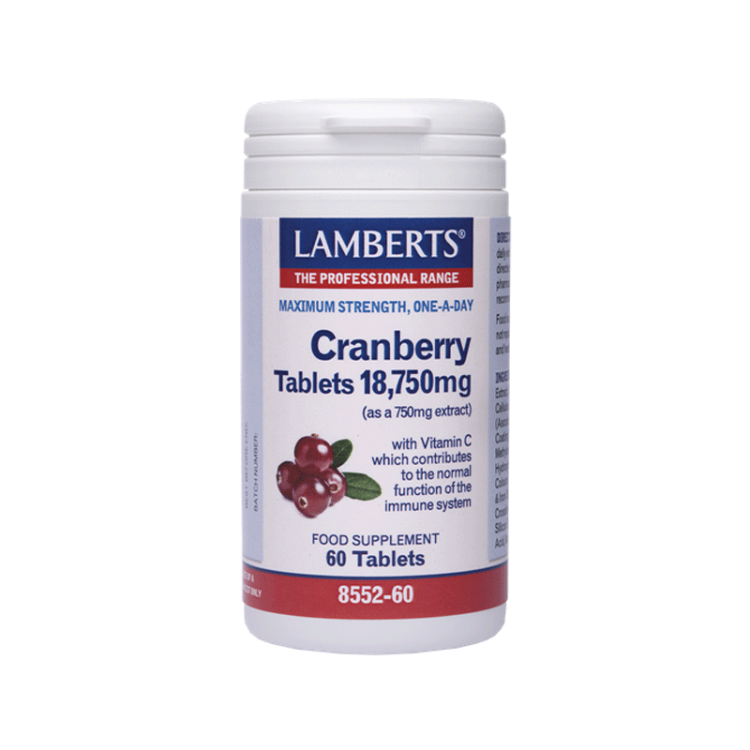 Lamberts Cranberry 18.750mg  60Tabs