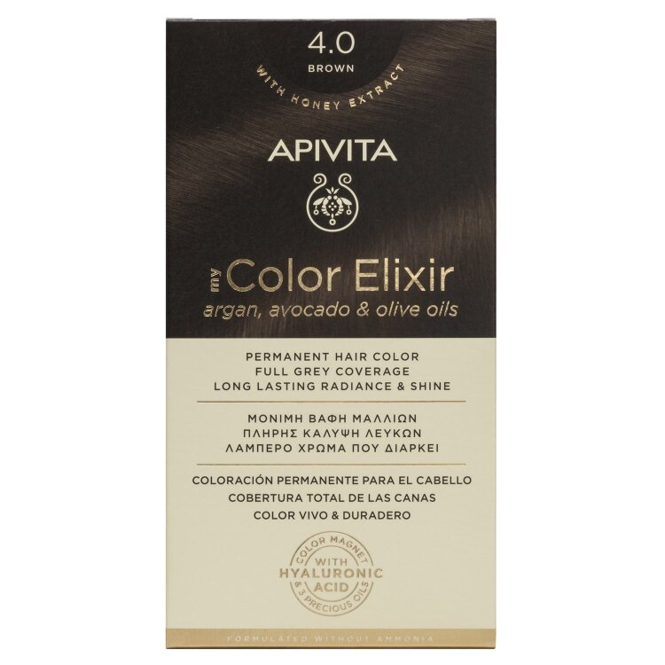 Apivita My Color Elixir N4,0 Φυσικό Καστανό