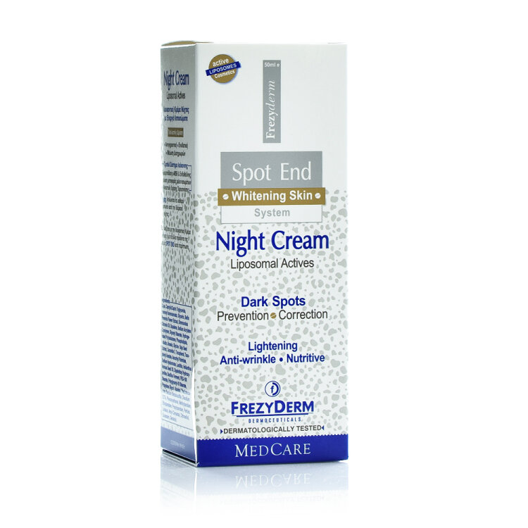 Frezyderm Spot End Night Cream Λευκαντική κρέμα Νύχτας 50ml