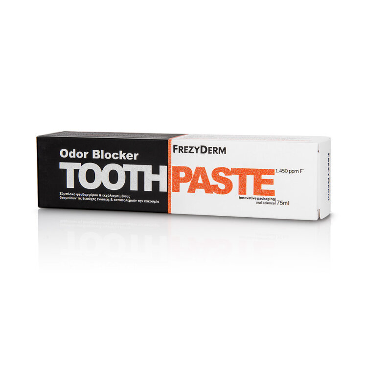 Frezyderm Toothpaste Odor Blocker 1450ppm Για την Καταπολέμηση της Κακοσμίας 75ml