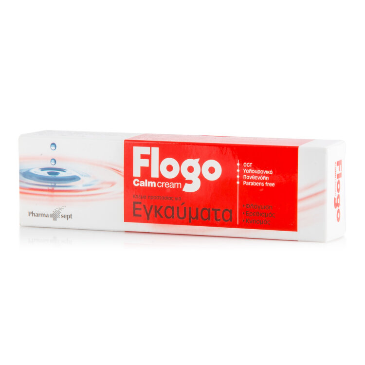Pharmasept Flogo Calm Cream για την Ανακούφιση Παντός Τύπου Εγκαυμάτων & Ερεθισμών 50 ml