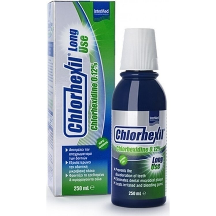 Intermed Chlorhexil 0.12% Mouthwash Long Use Στοματικό Διάλυμα 250ml