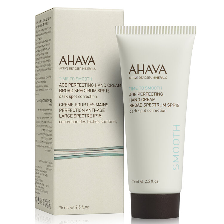 Ahava Age Perfecting Hand Cream Broad Spectrum SPF15, Αντιγηραντική Κρέμα Χεριών 75ml