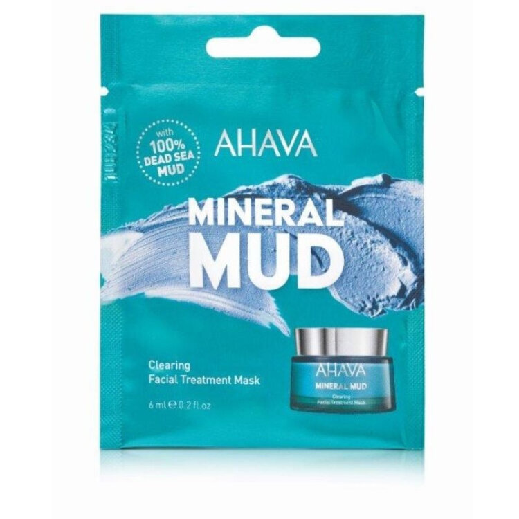 Ahava Mineral Mud Clearing Facial Treatment Mask, Μάσκα Προσώπου Απομάκρυνσης Ατελειών & Καθαρισμού 6ml