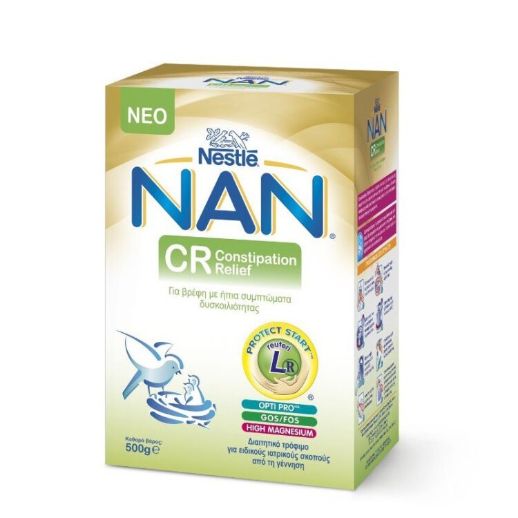 Nestle Nan CR - Comfort Βρεφικό Γάλα 500gr