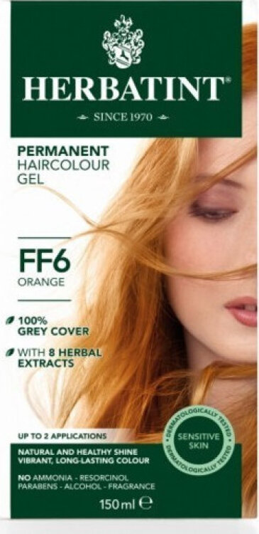 Herbatint FF6 Gel Πορτοκαλί Permanent Haircolor