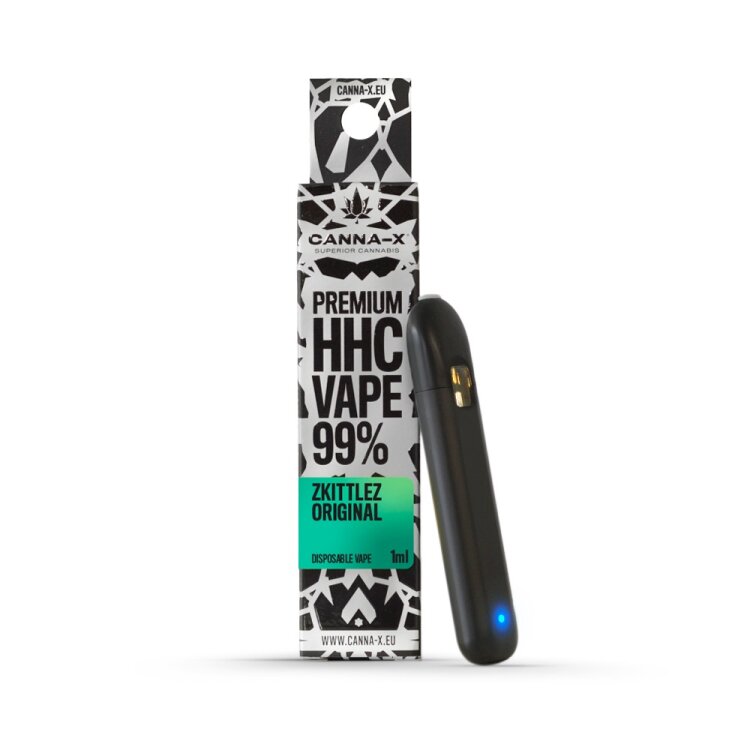 Canna-X Ηλεκτρονικό Τσιγάρο Μιας Χρήσης 99% HHC Zkittlez Original – 1ml