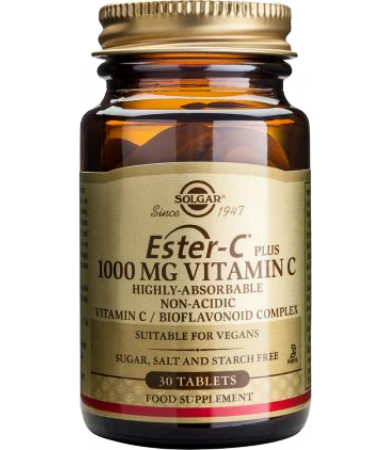Solgar Ester-C 1000mg Βιταμίνη C και Βιοφλαβονοειδή 30 Tablets