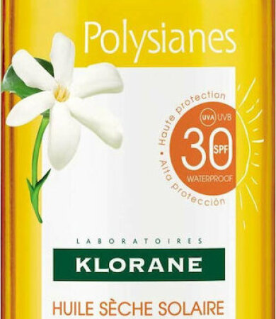 Klorane Polysianes Αντηλιακό Λάδι για το Σώμα SPF30 200ml