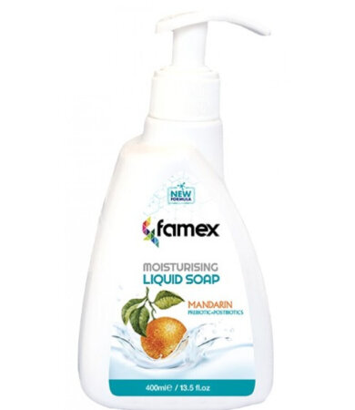 Famex Mandarin Moisturising Liquid Soap 750ml