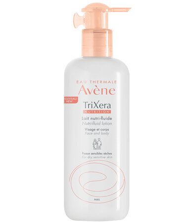 Avene Trixera Nutrition Lait Nutri-Fluid Lotion Dry Sensitive Skin 400ml