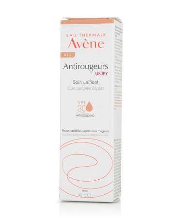 Avene Antirougeurs Unifying Care SPF30 Make Up για Δέρμα με Τάση για Κοκκινίλες 40ml