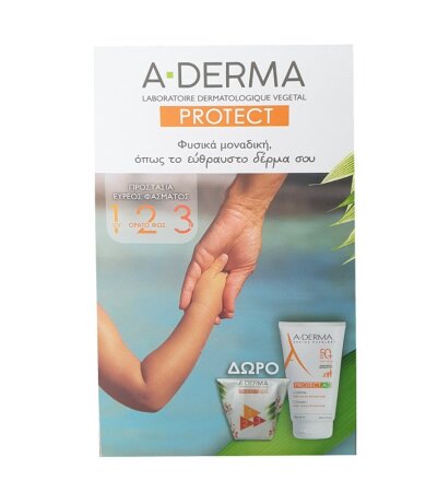 A-Derma Protect Promo Creme Ad Βρεφική Αντηλιακή Κρέμα Προσώπου & Σώματος SPF50+, 150ml & Δώρo Τσαντάκι