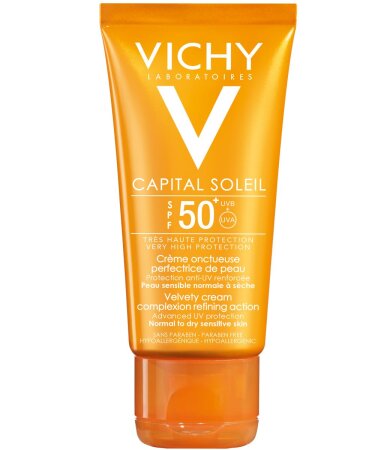 Vichy Ideal Soleil Velvety Cream SPF50+ με Βελούδινη Υφή 50ml