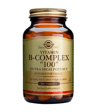 Solgar Vitamin B-Complex 100, 50 vegetable caps