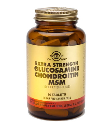 Solgar Extra Strength Glucosamine Chondroitin MSM 60tablets