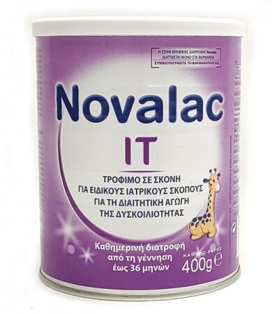 Novalac It Γάλα Σε Σκόνη Από 0-36μηνών 400g