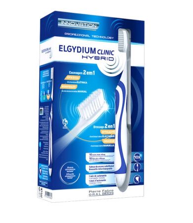 Elgydium Clinic Hybrid Υβριδική Οδοντόβουρτσα για Άτομα με Ευαίσθητα Ούλα.