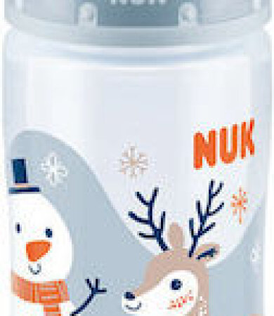 Nuk First Choice Plus Snow Edition Μπιμπερό Πολυπροπυλενίου (PP) 300ml με Θηλή 6-12m