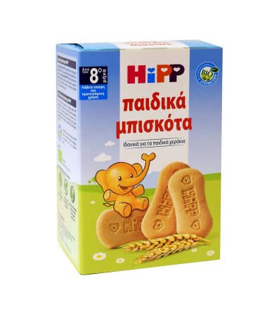 Hipp Παιδικά Βιολογικά Μπισκότα από τον 8ο Μήνα 150gr