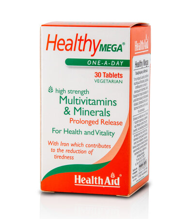 Health Aid A to Z Multivit and Minerals with Lutein, Πολυβιταμίνες 30tabs vegan